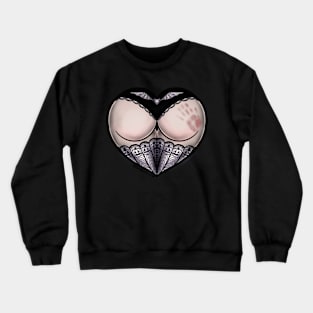 Gothic Booty Heart Crewneck Sweatshirt